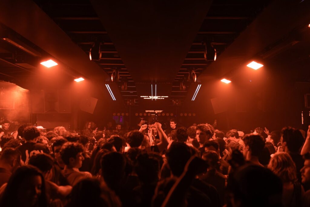 Pista de The Bassement Club, discoteca de techno en Madrid